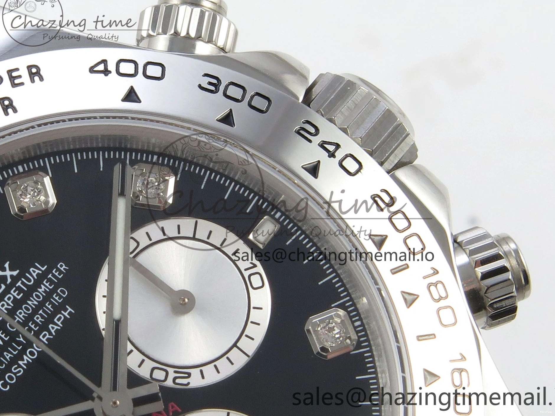 MiroTime 0327 Tailored Daytona 126509 Clean 1:1 Best Edition Black SS Dial on SS Bracelet Super Clone DD 255